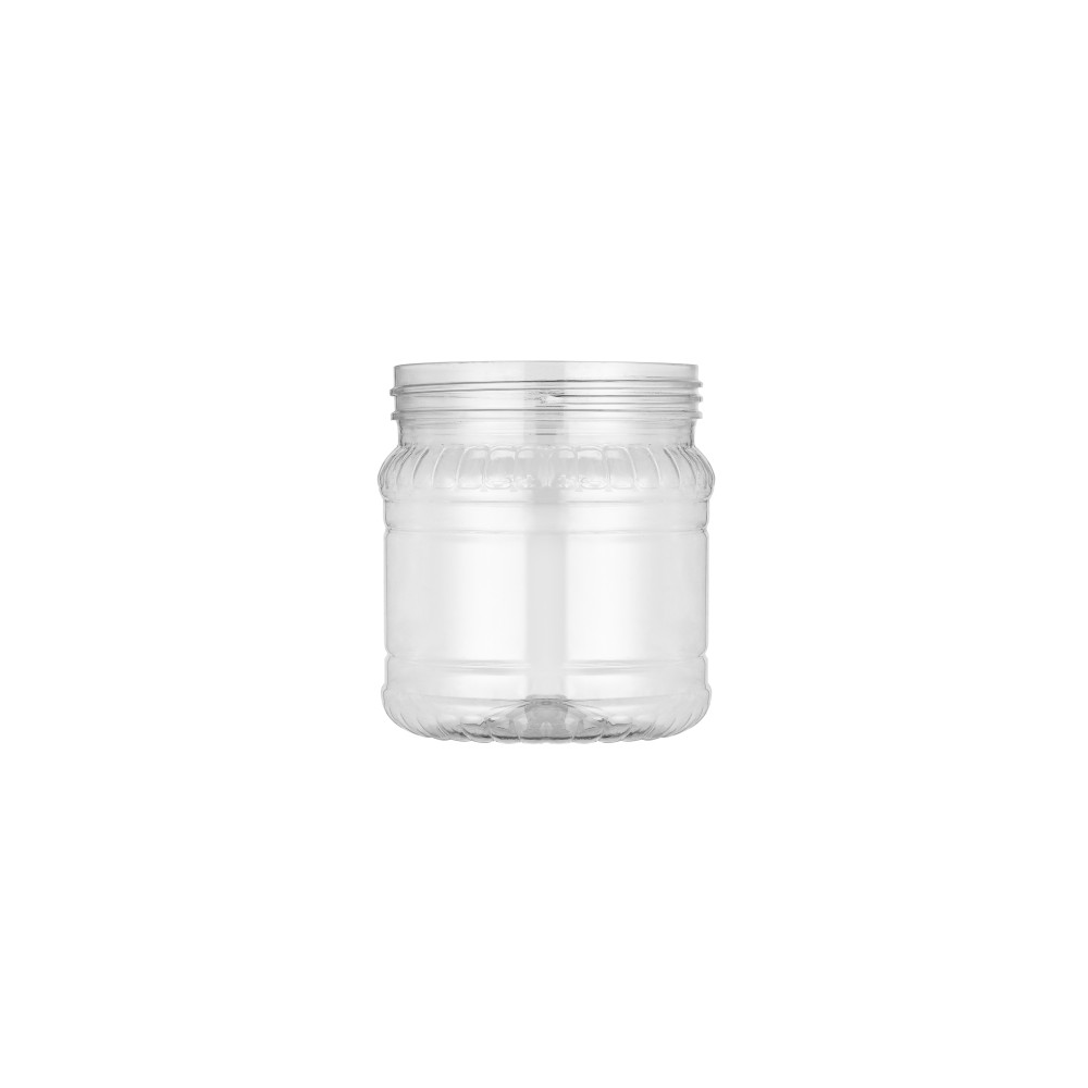 1000 CC RIBBED ROUND JAR