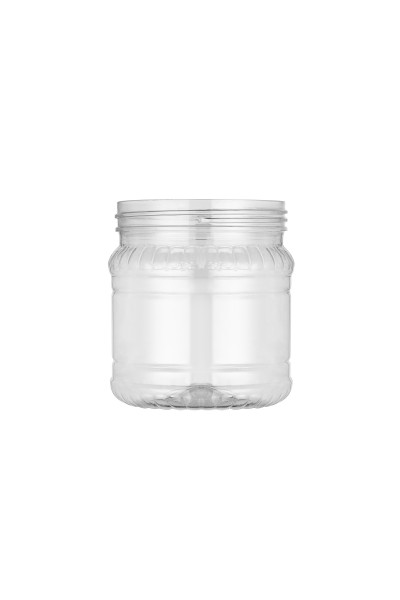 1000 CC RIBBED ROUND JAR