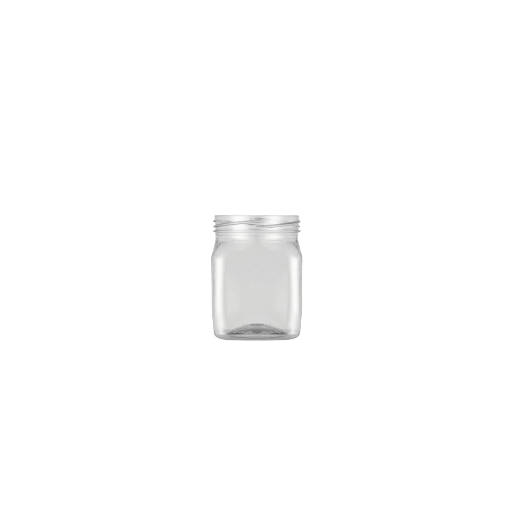 250 CC FLAT CORNER PET JAR