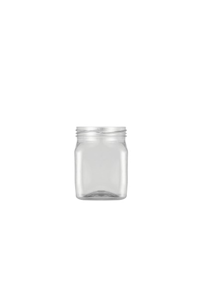 250 CC FLAT CORNER PET JAR