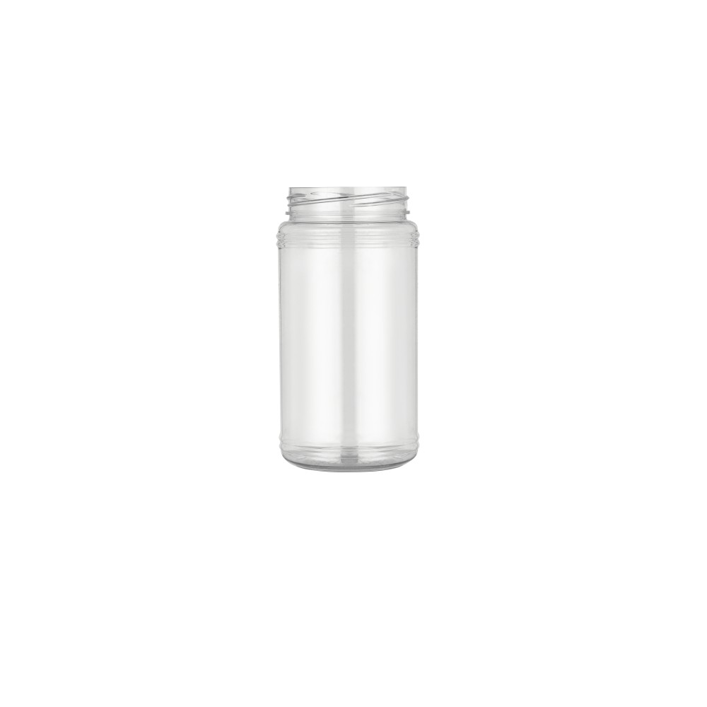 400 CC ROUND STRIPED PET JAR