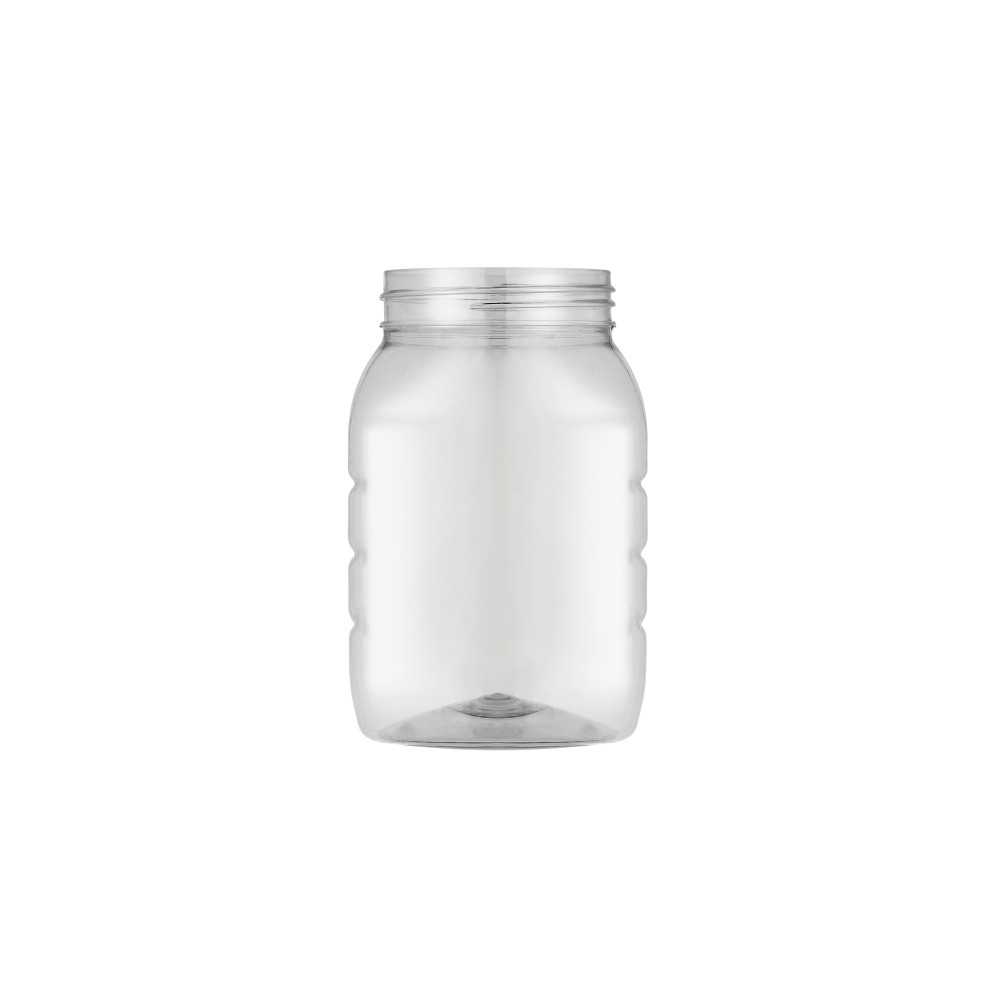 1000 CC FLAT EDGE RIBBED JAR