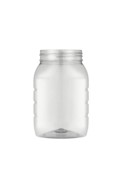1000 CC FLAT EDGE RIBBED JAR