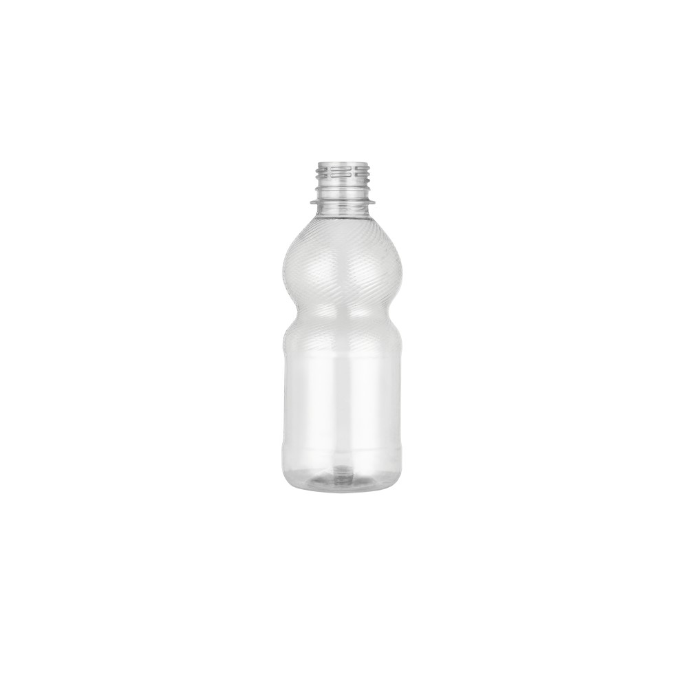 330 CC RIBBED ROUND PET BOTTLE