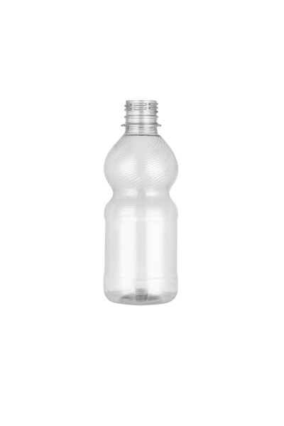 330 CC RIBBED ROUND PET BOTTLE