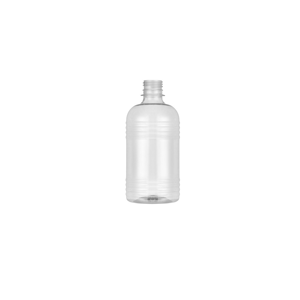 250 CC 28 MM ROUND RIBBED PET BOTTLE