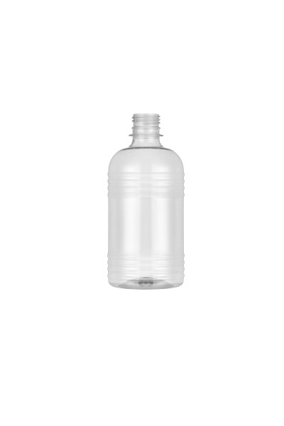 250 CC 28 MM ROUND RIBBED PET BOTTLE