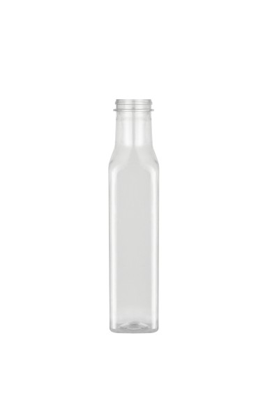 250 CC SQUARE FLAT PET BOTTLE