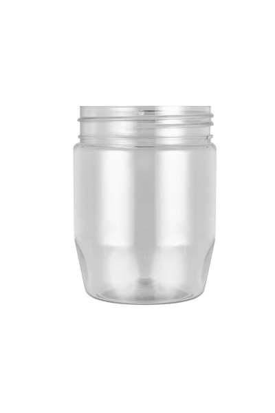 85 MM 500 CC DOTTED ROUND PET JAR