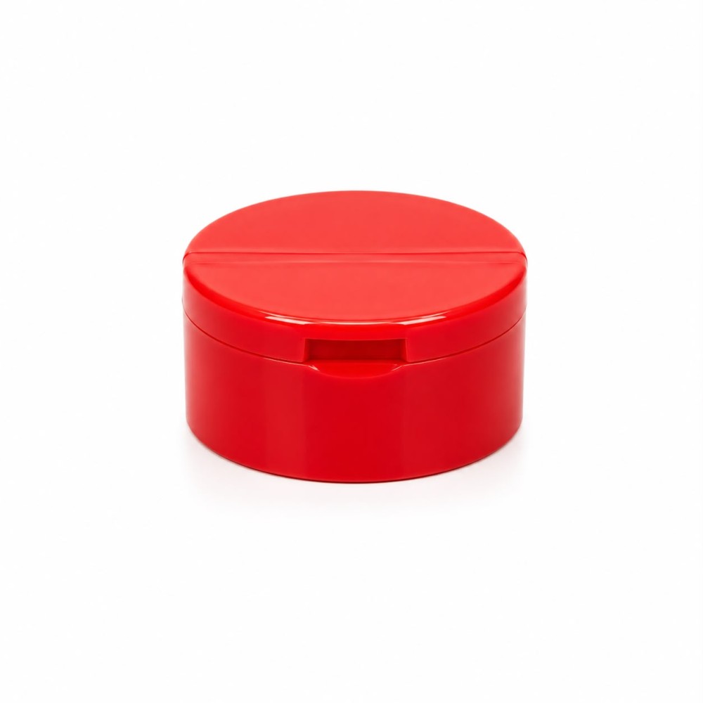 38 MM TEK DELİKLİ FLIPTOP KIRMIZI KAPAK 38 MM TEK DELİKLİ FLIPTOP KIRMIZI KAPAK