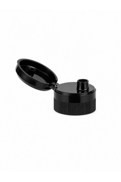 28 MM FLIPTOP SİYAH KAPAK