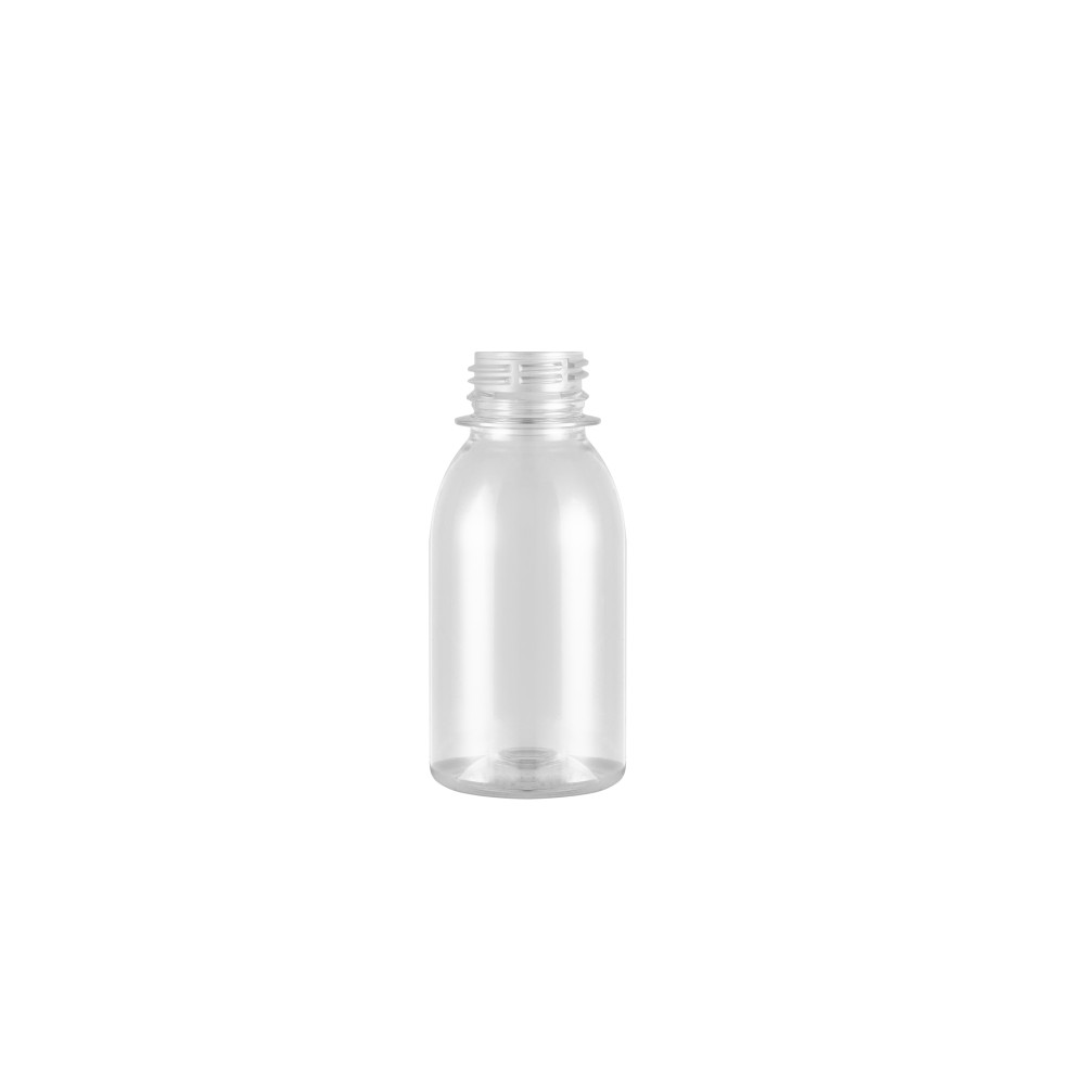 28 MM 100 CC KISA ÇENE YUVARLAK PET ŞİŞE